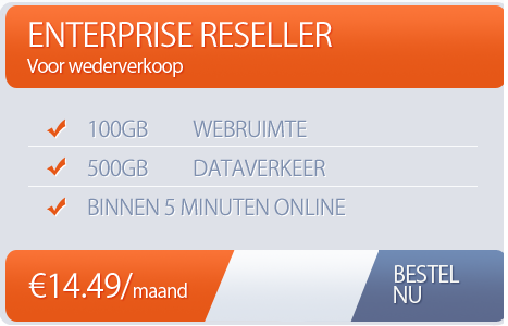 Goedkope reseller hosting in Nederland